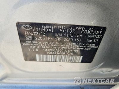 Zdjęcie 12 z 12 samochodu: 2012 HYUNDAI ELANTRA TOURING GLS VIN:KMHDB8AE0CU149103 - miniatura