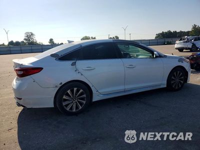 Trzecie zdjęcie samochodu z tyłu: 2017 HYUNDAI SONATA SPORT VIN:5NPE34AF1HH498506 - miniatura