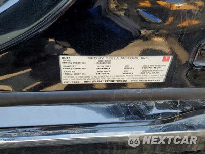 Zdjęcie 13 z 13 samochodu: 2017 TESLA MODEL S VIN:5YJSA1E23HF188483 - miniatura