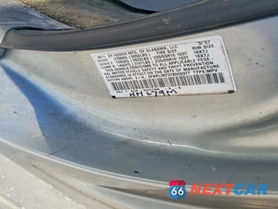 Zdjęcie 12 z 12 samochodu: 2007 HONDA ODYSSEY EXL VIN:5FNRL38737B059377 - miniatura