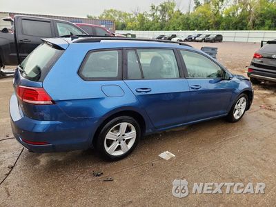 Trzecie zdjęcie samochodu z tyłu: 2018 VOLKSWAGEN GOLF SPORTWAGEN S VIN:3VWD17AUXJM751711 - miniatura