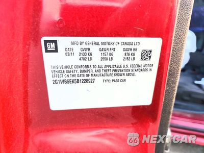Zdjęcie 12 z 12 samochodu: 2011 CHEVROLET IMPALA LT VIN:2G1WB5EK5B1228927 - miniatura