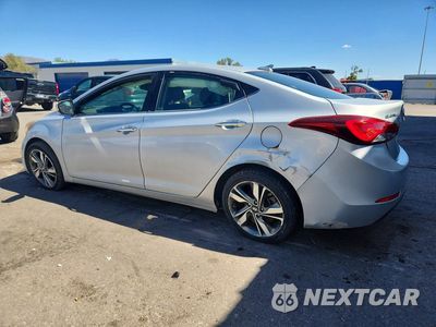Drugie zdjęcie samochodu z przodu: 2014 HYUNDAI ELANTRA LIMITED VIN:KMHDH4AE5EU046091 - miniatura