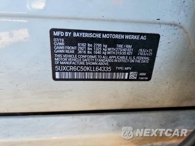 Zdjęcie 14 z 14 samochodu: 2019 BMW X5 XDRIVE40I VIN:5UXCR6C50KLL64335 - miniatura