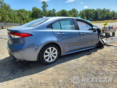 Trzecie zdjęcie samochodu z tyłu: 2021 TOYOTA COROLLA LE VIN:5YFEPMAE8MP164787 - miniatura