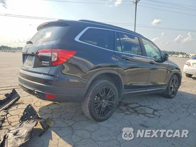 Trzecie zdjęcie samochodu z tyłu: 2022 HONDA PILOT SE VIN:5FNYF6H29NB043920 - miniatura