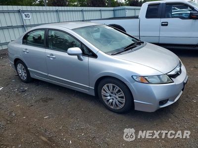 Czwarte zdjęcie samochodu z boku: 2010 HONDA CIVIC LX VIN:2HGFA1F55AH301653 - miniatura