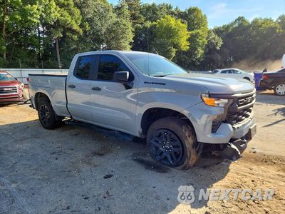 Czwarte zdjęcie samochodu z boku: 2024 CHEVROLET SILVERADO C1500 CUSTOM VIN:1GCRABEK0RZ206695 - miniatura