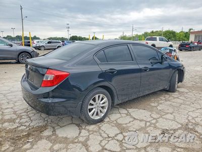 Trzecie zdjęcie samochodu z tyłu: 2012 HONDA CIVIC EX VIN:19XFB2F82CE045014 - miniatura