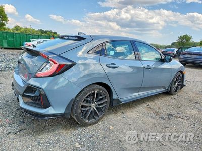 Trzecie zdjęcie samochodu z tyłu: 2020 HONDA CIVIC SPORT VIN:SHHFK7H43LU417363 - miniatura