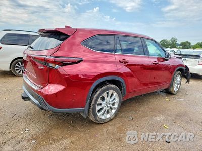 Trzecie zdjęcie samochodu z tyłu: 2025 TOYOTA HIGHLANDER HYBRID LIMITED VIN:5TDXBRCH4SS675770 - miniatura