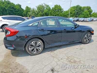 Trzecie zdjęcie samochodu z tyłu: 2018 HONDA CIVIC EX VIN:JHMFC1F39JX012793 - miniatura
