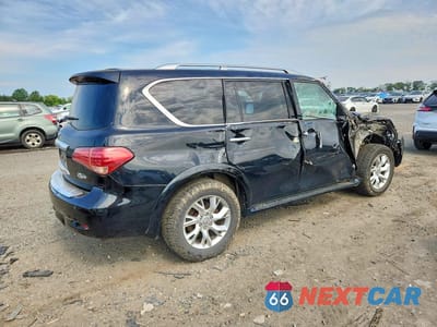 Trzecie zdjęcie samochodu z tyłu: 2012 INFINITI QX56 BASE VIN:JN8AZ2NC9C9316204 - miniatura