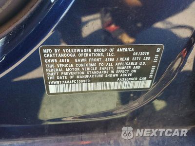 Zdjęcie 25 z 26 samochodu: 2015 VOLKSWAGEN PASSAT SE VIN:1VWBT7A34FC109339 - miniatura