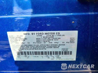 Zdjęcie 13 z 13 samochodu: 2023 FORD EDGE SEL VIN:2FMPK4J93PBA02276 - miniatura