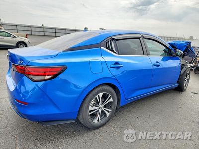 Trzecie zdjęcie samochodu z tyłu: 2021 NISSAN SENTRA SV VIN:3N1AB8CV2MY224549 - miniatura