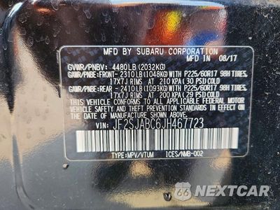 Zdjęcie 13 z 13 samochodu: 2018 SUBARU FORESTER 2.5I VIN:JF2SJABC6JH467723 - miniatura