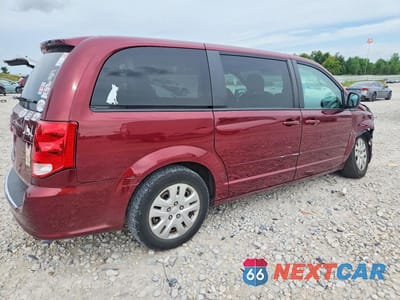 Trzecie zdjęcie samochodu z tyłu: 2017 DODGE GRAND CARAVAN SE VIN:2C4RDGBGXHR619494 - miniatura