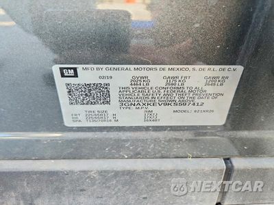 Zdjęcie 13 z 13 samochodu: 2019 CHEVROLET EQUINOX LT VIN:3GNAXKEV9KS597412 - miniatura