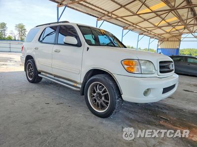 Czwarte zdjęcie samochodu z boku: 2004 TOYOTA SEQUOIA SR5 VIN:5TDZT34A34S206760 - miniatura