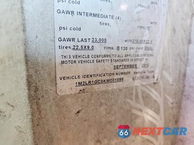 Zdjęcie 10 z 12 samochodu: 2019 MACK LR REFUSE TRUCK VIN:1M2LR1GC8KM001896 - miniatura
