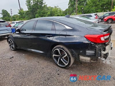 Drugie zdjęcie samochodu z przodu: 2019 HONDA ACCORD SPORT VIN:1HGCV1F32KA157372 - miniatura