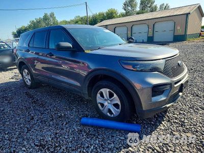 Czwarte zdjęcie samochodu z boku: 2021 FORD EXPLORER POLICE INTERCEPTOR VIN:1FM5K8AB8MGB04937 - miniatura