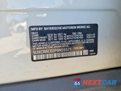 Zdjęcie 13 z 13 samochodu: 2023 BMW X5 XDRIVE40I VIN:5UXCR6C02P9N55571 - miniatura