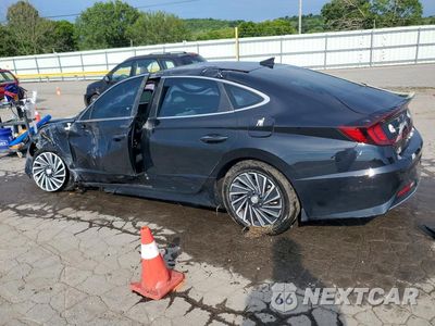 Drugie zdjęcie samochodu z przodu: 2021 HYUNDAI SONATA HYBRID SEL VIN:KMHL34JJ2MA034150 - miniatura