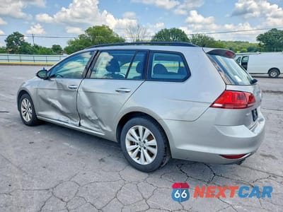 Drugie zdjęcie samochodu z przodu: 2017 VOLKSWAGEN GOLF SPORTWAGEN S VIN:3VW017AU6HM526078 - miniatura