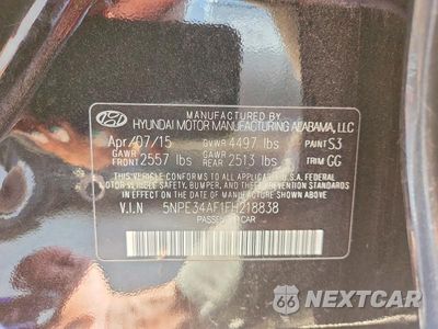 Zdjęcie 13 z 13 samochodu: 2015 HYUNDAI SONATA SPORT VIN:5NPE34AF1FH218838 - miniatura