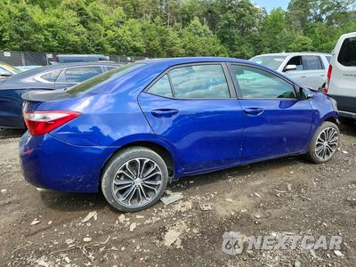 Trzecie zdjęcie samochodu z tyłu: 2014 TOYOTA COROLLA S PLUS VIN:2T1BURHE0EC099143 - miniatura