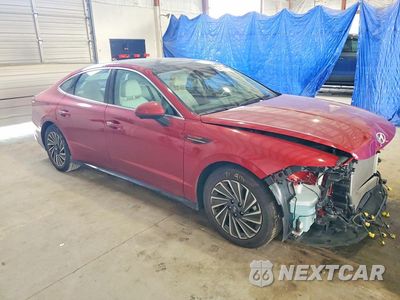 Czwarte zdjęcie samochodu z boku: 2024 HYUNDAI SONATA HYBRID LIMITED VIN:KMHL54JJ0RA088337 - miniatura