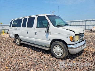 Czwarte zdjęcie samochodu z boku: 2002 FORD ECONOLINE E350 SUPER DUTY WAGON VIN:1FBSS31S22HB42735 - miniatura