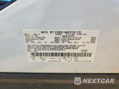 Zdjęcie 13 z 13 samochodu: 2017 FORD EXPLORER XLT VIN:1FM5K7DH7HGA48621 - miniatura