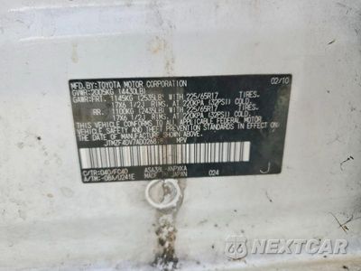 Zdjęcie 13 z 13 samochodu: 2010 TOYOTA RAV4 BASE VIN:JTMZF4DV7AD026818 - miniatura