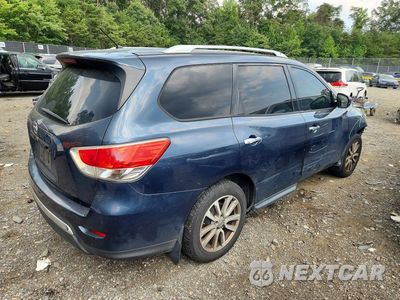 Trzecie zdjęcie samochodu z tyłu: 2015 NISSAN PATHFINDER S VIN:5N1AR2MN2FC716848 - miniatura