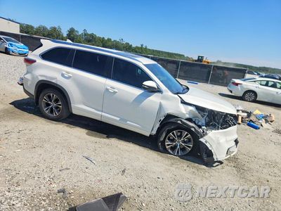Czwarte zdjęcie samochodu z boku: 2016 TOYOTA HIGHLANDER XLE VIN:5TDJKRFH4GS254222 - miniatura