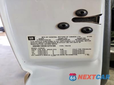 Zdjęcie 12 z 12 samochodu: 2006 CHEVROLET SILVERADO K1500 VIN:2GCEK13V261273189 - miniatura