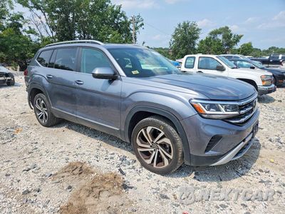 Czwarte zdjęcie samochodu z boku: 2022 VOLKSWAGEN ATLAS SEL VIN:1V2BP2CA1NC516487 - miniatura