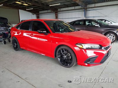 Czwarte zdjęcie samochodu z boku: 2022 HONDA CIVIC SPORT VIN:2HGFE2F52NH606950 - miniatura