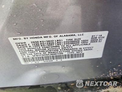 Zdjęcie 13 z 13 samochodu: 2018 HONDA PILOT ELITE VIN:5FNYF6H04JB007299 - miniatura