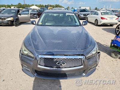 Piąte zdjęcie samochodu w środku: 2015 INFINITI Q50 PREMIUM VIN:JN1BV7AP8FM352598 - miniatura
