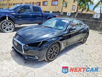 2017 INFINITI Q60 3.0T PREMIUM JN1EV7EL8HM552968 - główne zdjęcie licytacji z USA - miniatura