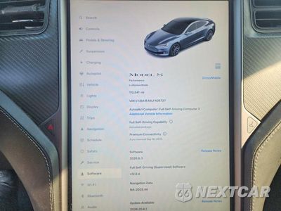 Zdjęcie 9 z 12 samochodu: 2020 TESLA MODEL S VIN:5YJSA1E49LF406727 - miniatura