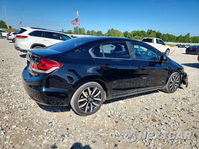 Trzecie zdjęcie samochodu z tyłu: 2014 HONDA CIVIC EXL VIN:19XFB2F90EE048652 - miniatura