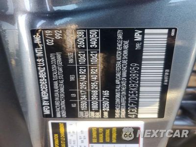 Zdjęcie 14 z 14 samochodu: 2019 MERCEDES-BENZ GLS 550 4MATIC VIN:4JGDF7DE5KB238959 - miniatura