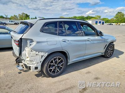 Trzecie zdjęcie samochodu z tyłu: 2022 BMW X3 XDRIVE30I VIN:5UX53DP01N9N42459 - miniatura