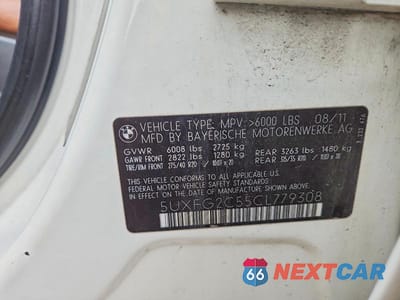 Zdjęcie 13 z 13 samochodu: 2012 BMW X6 XDRIVE35I VIN:5UXFG2C55CL779308 - miniatura