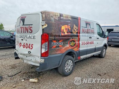 Trzecie zdjęcie samochodu z tyłu: 2016 FORD TRANSIT 250 DELIVERY VAN VIN:1FTYR1ZM5GKB37549 - miniatura
